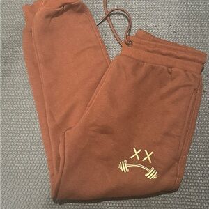 Lift Heavy Joggers with Gold Detail